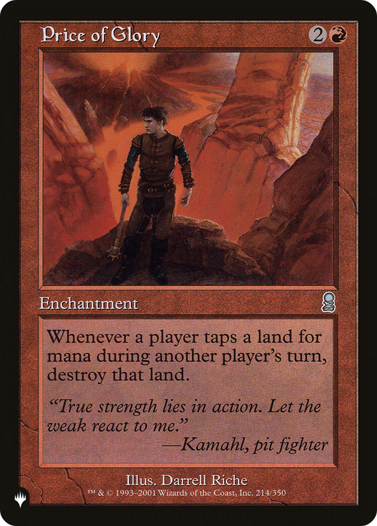 Price of Glory [The List] | Local Legends