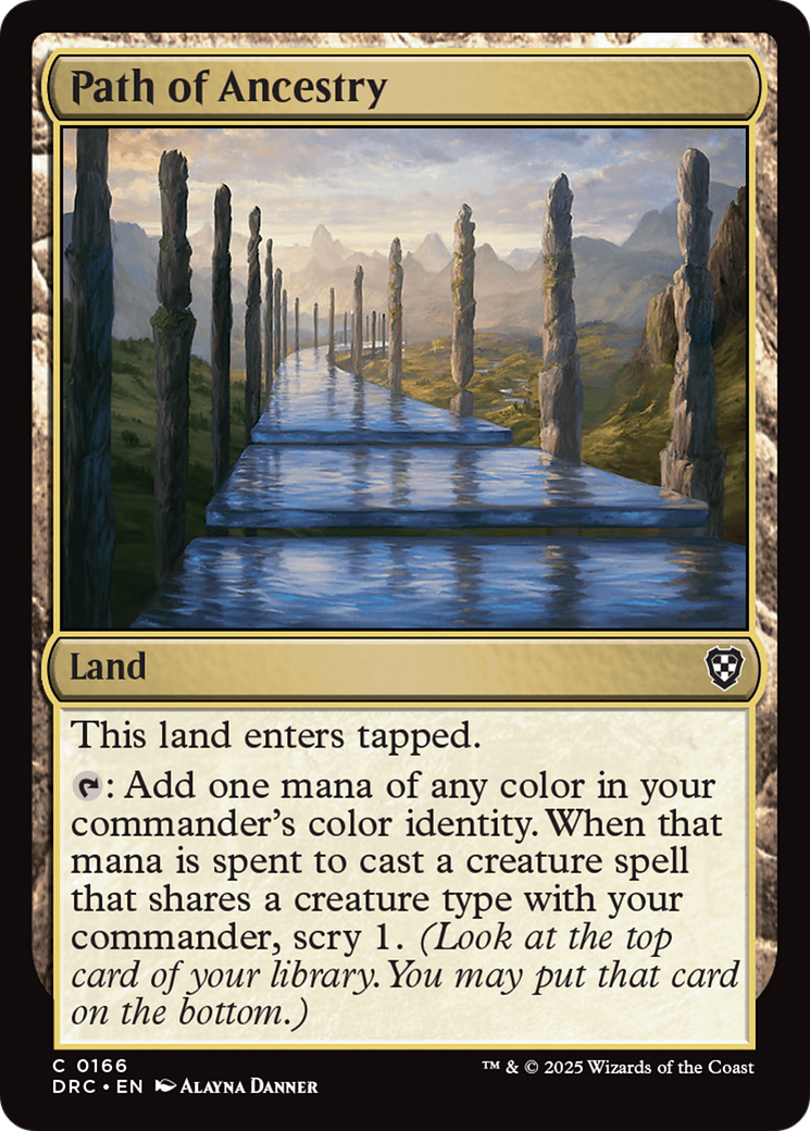 Path of Ancestry (0166) [Aetherdrift Commander] | Local Legends