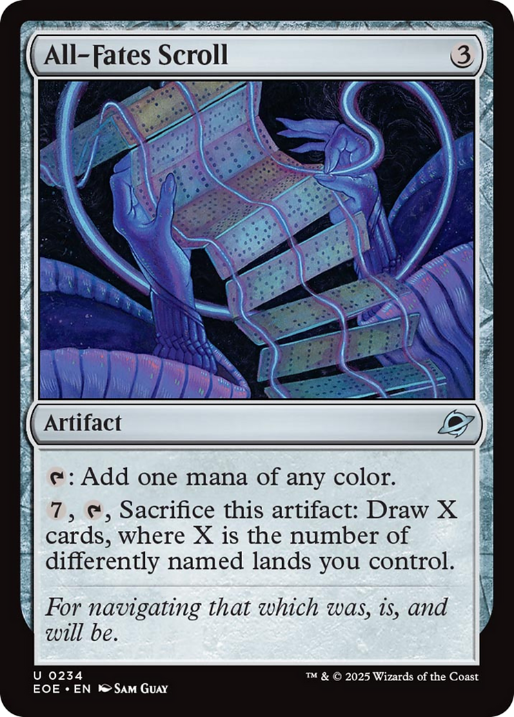 All-Fates Scroll [Edge of Eternities] | Local Legends