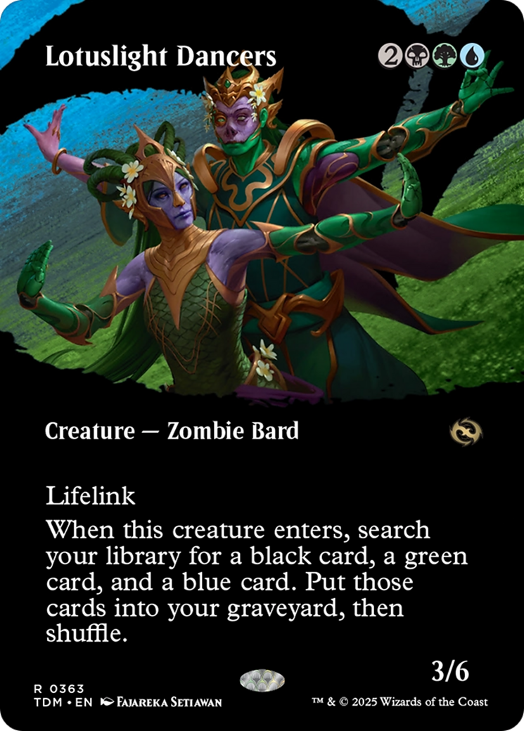 Lotuslight Dancers (Borderless) [Tarkir: Dragonstorm] | Local Legends