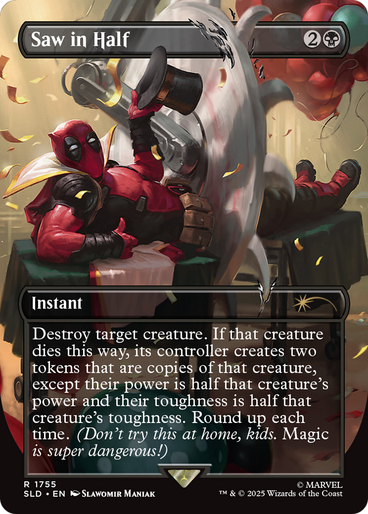 Saw in Half (Rainbow Foil) [Secret Lair Drop Series] | Local Legends
