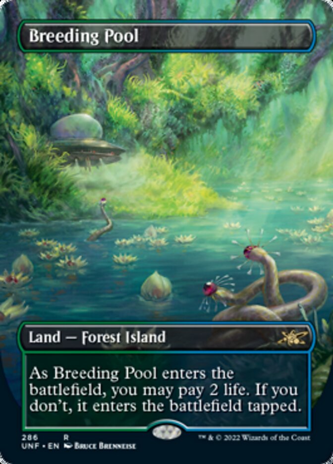 Breeding Pool (Borderless) [Unfinity] | Golgari Games