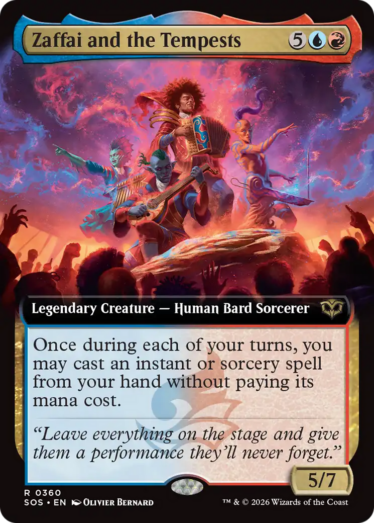 Zaffai and the Tempests (Extended Art) [Secrets of Strixhaven] | Local Legends
