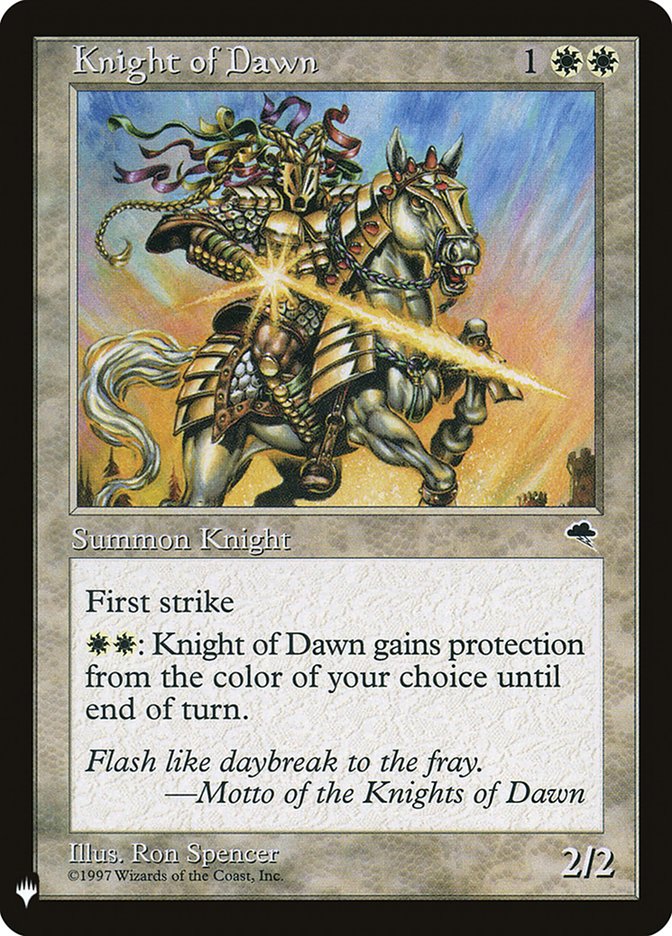 Knight of Dawn [Mystery Booster] | Local Legends