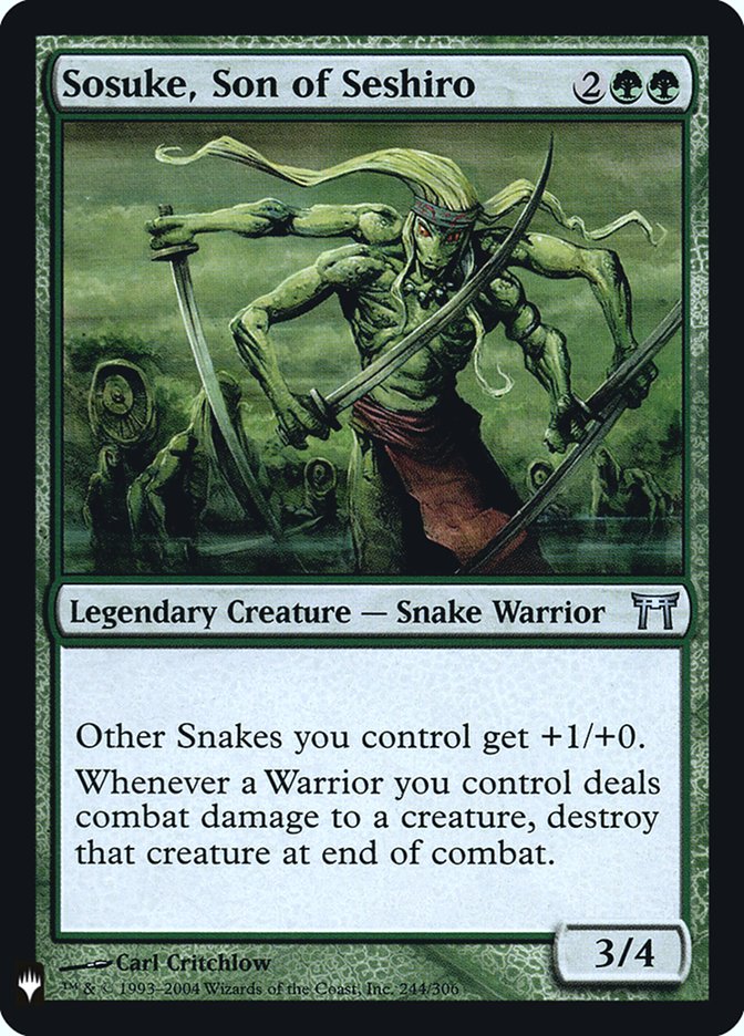 Sosuke, Son of Seshiro [Mystery Booster] | Local Legends