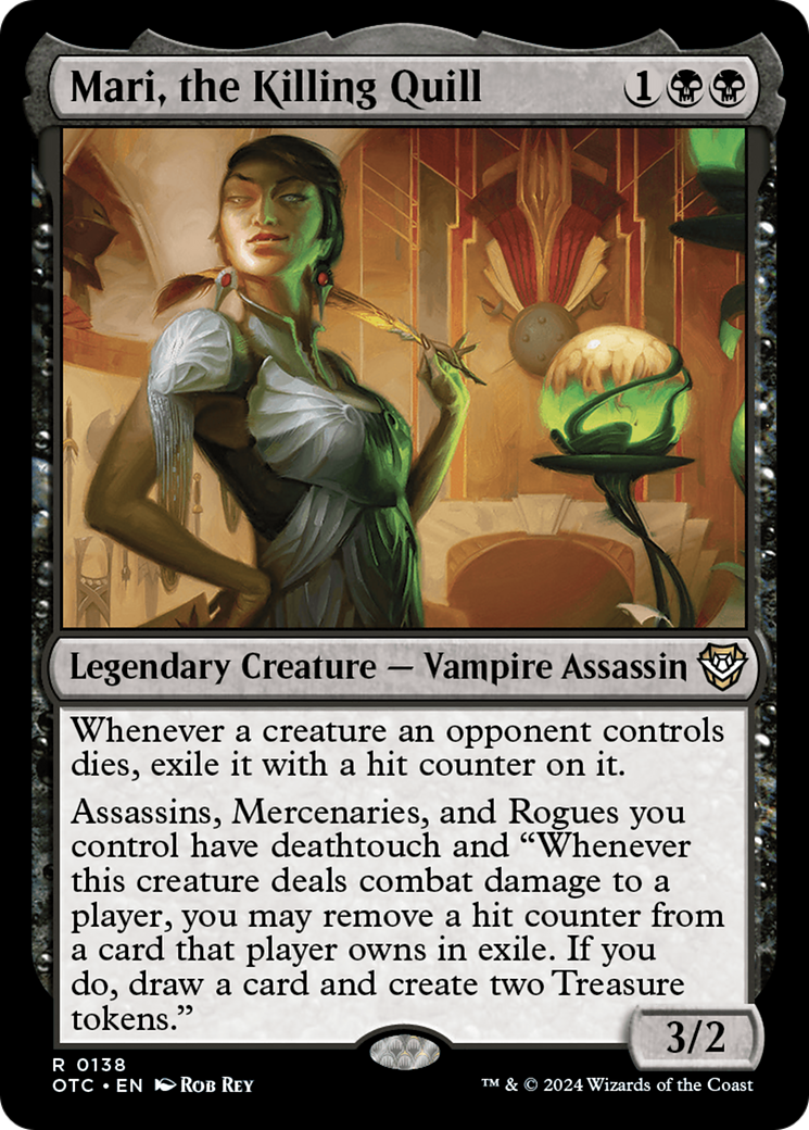 Mari, the Killing Quill [Outlaws of Thunder Junction Commander] | Local Legends