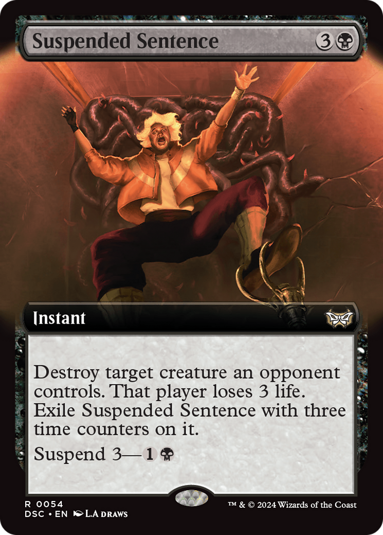 Suspended Sentence (Extended Art) [Duskmourn: House of Horror Commander] | Local Legends