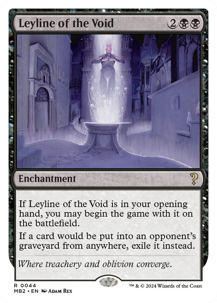 Leyline of the Void (White Border) [Mystery Booster 2] | Local Legends