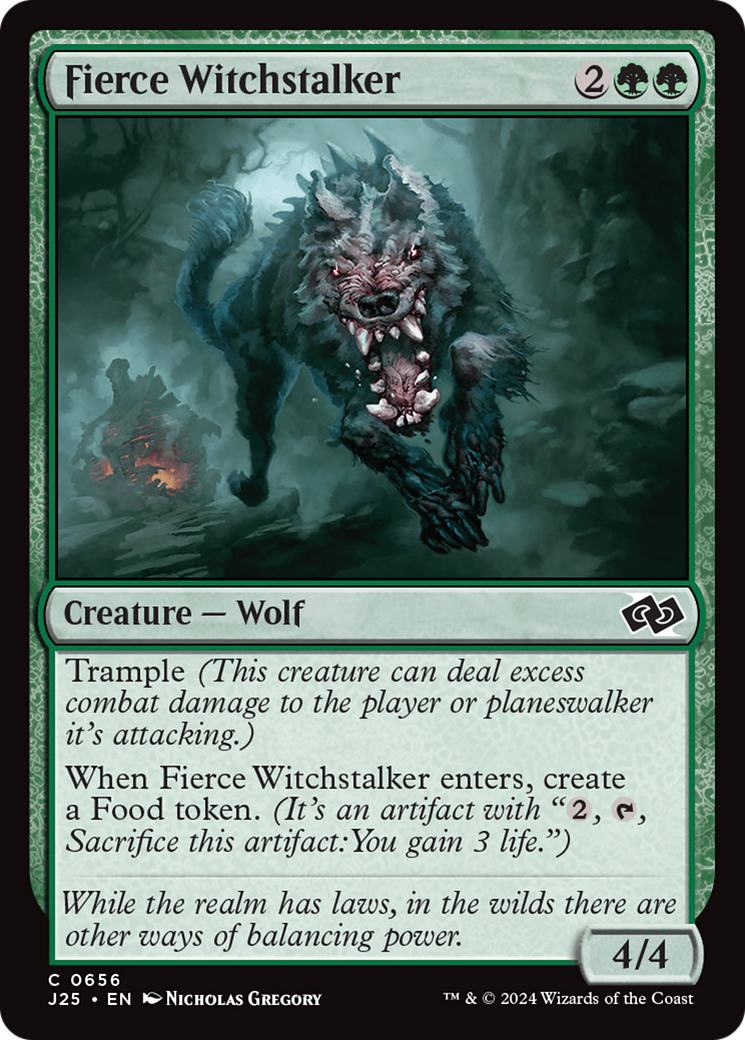 Fierce Witchstalker [Foundations Jumpstart] | Local Legends