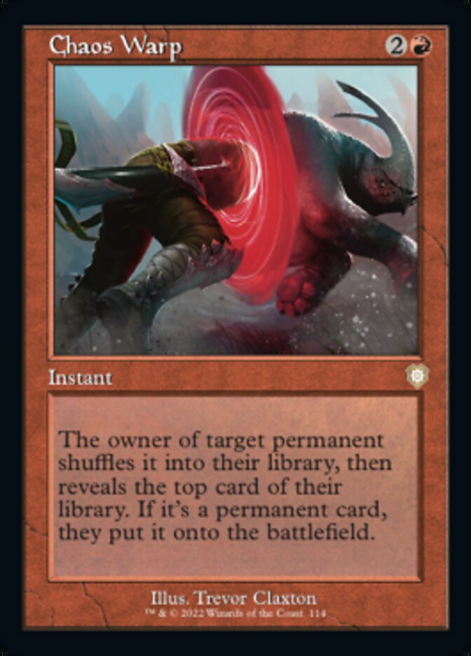 Chaos Warp (Retro) [The Brothers' War Commander] | Local Legends