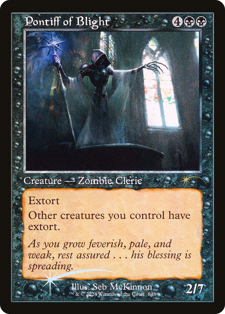 Pontiff of Blight (Retro Frame) [Secret Lair Drop Series] | Local Legends