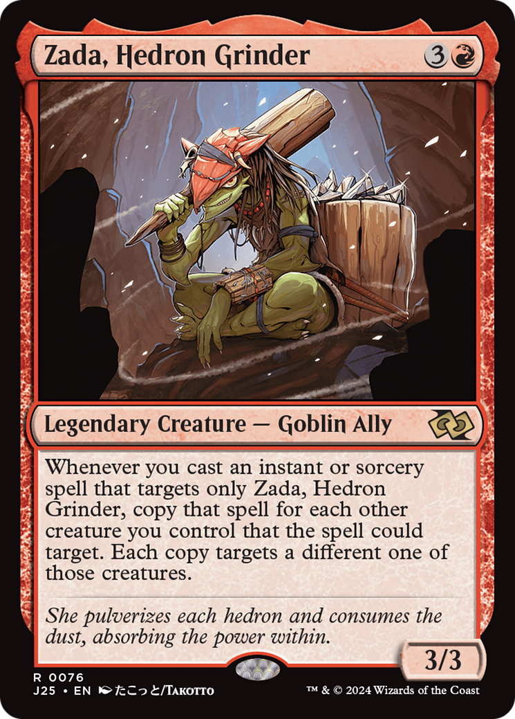 Zada, Hedron Grinder (Anime) [Foundations Jumpstart] | Local Legends
