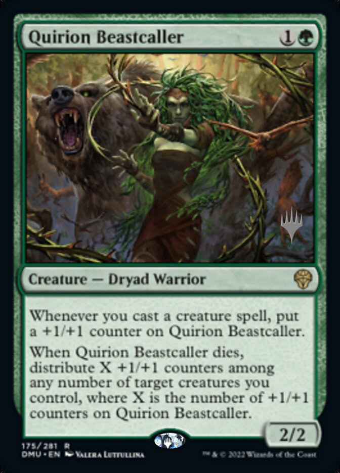 Quirion Beastcaller (Promo Pack) [Dominaria United Promos] | Golgari Games