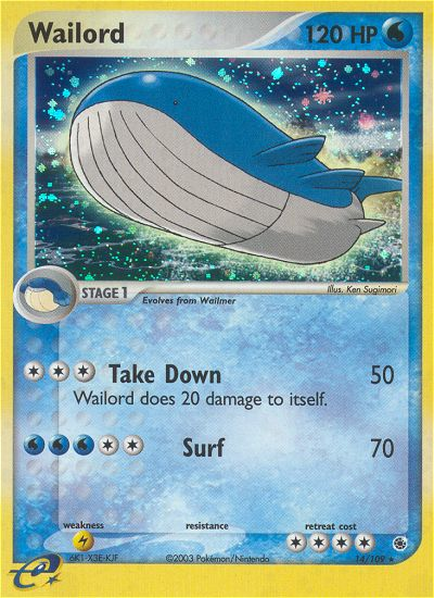 Wailord (14/109) [EX: Ruby & Sapphire] | Golgari Games