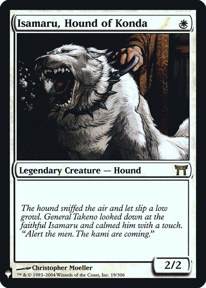 Isamaru, Hound of Konda [Mystery Booster] | Local Legends