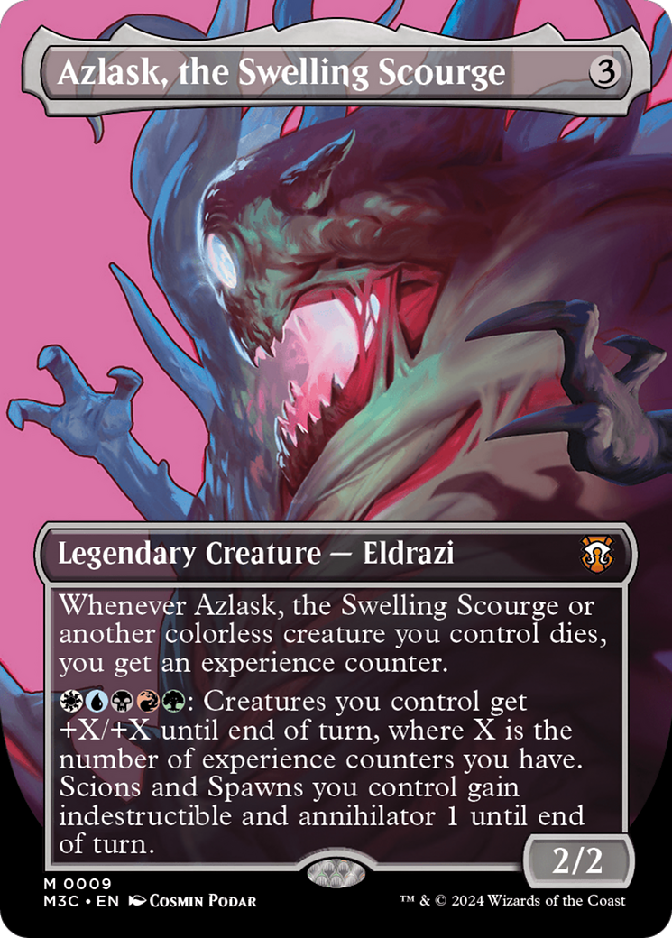 Azlask, the Swelling Scourge (Borderless) [Modern Horizons 3 Commander] | Local Legends