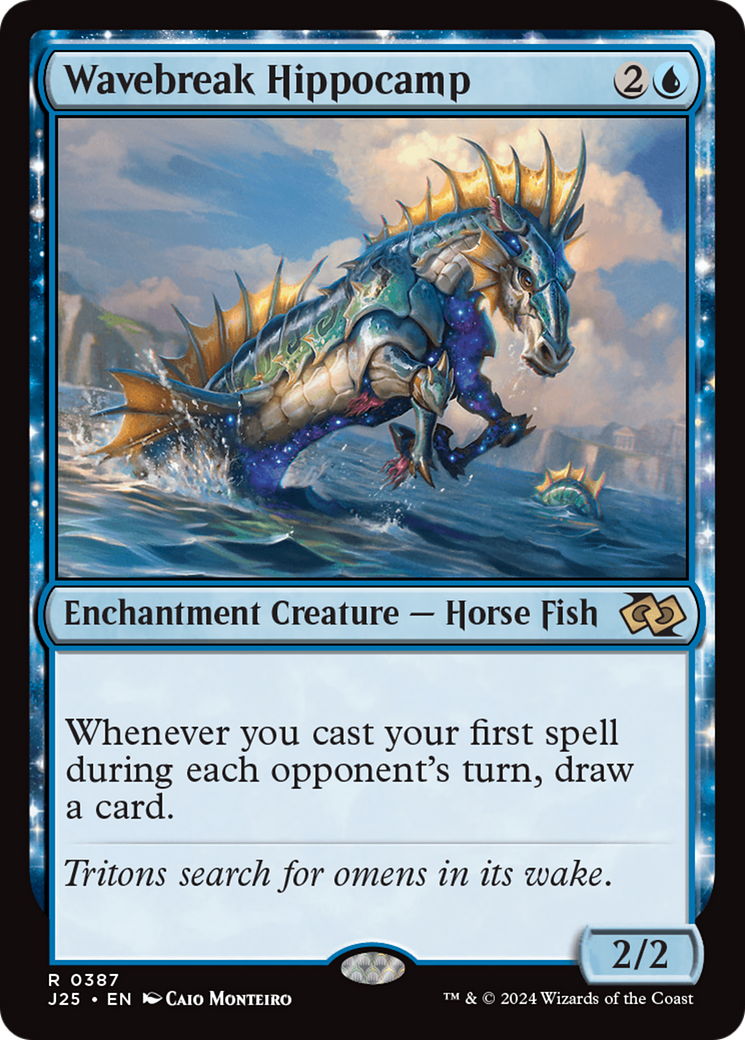 Wavebreak Hippocamp [Foundations Jumpstart] | Golgari Games