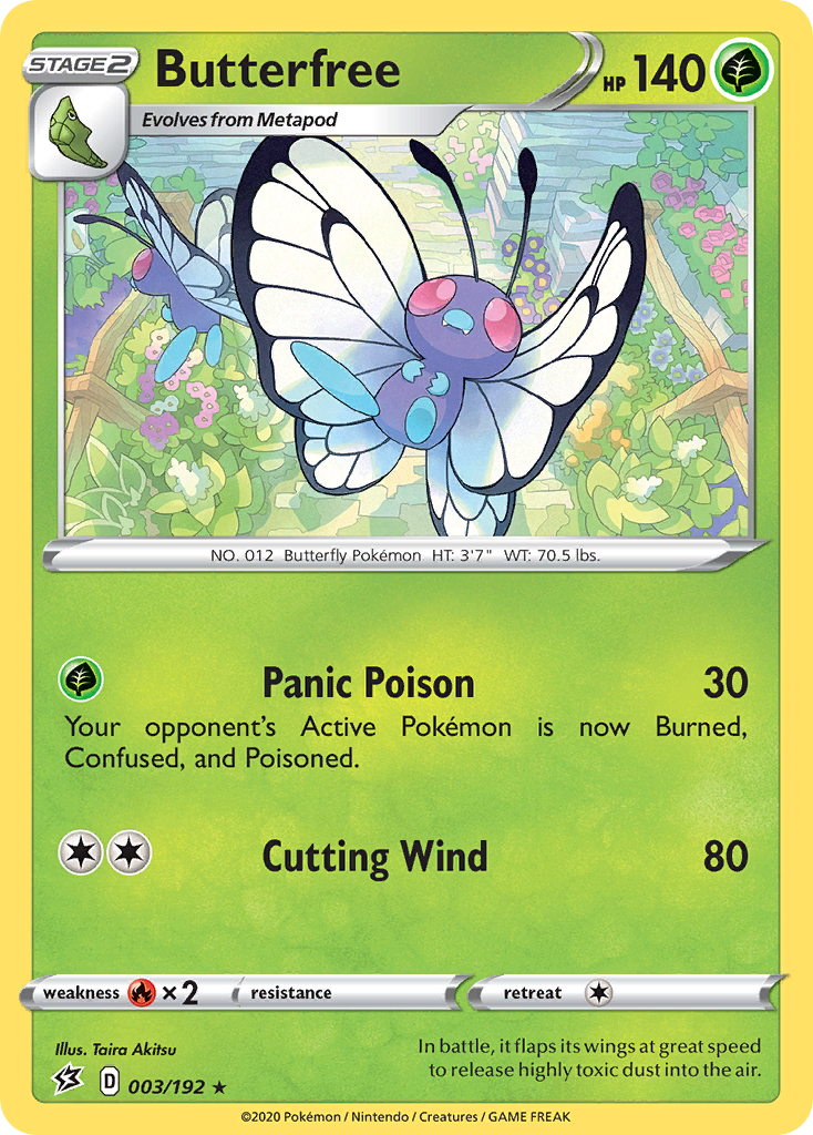 Butterfree (003/192) [Sword & Shield: Rebel Clash] | Golgari Games