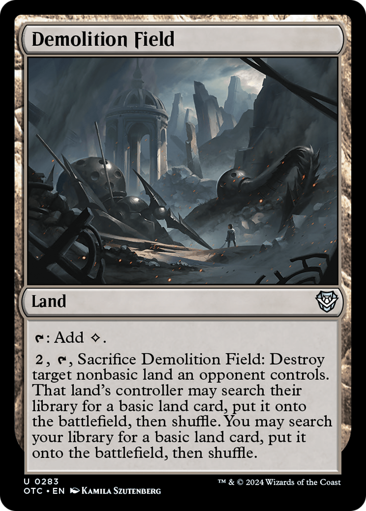 Demolition Field [Outlaws of Thunder Junction Commander] | Local Legends