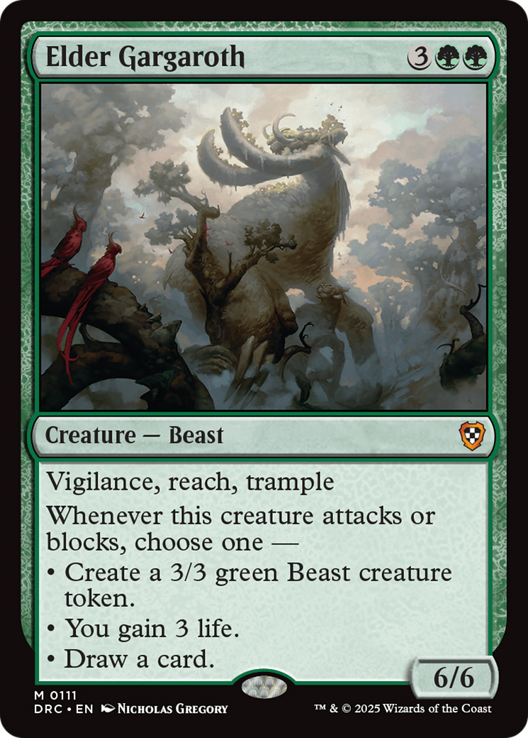 Elder Gargaroth [Aetherdrift Commander] | Local Legends