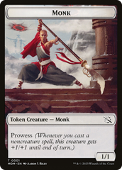 Monk // Spirit (13) Double-Sided Token [March of the Machine Tokens] | Golgari Games