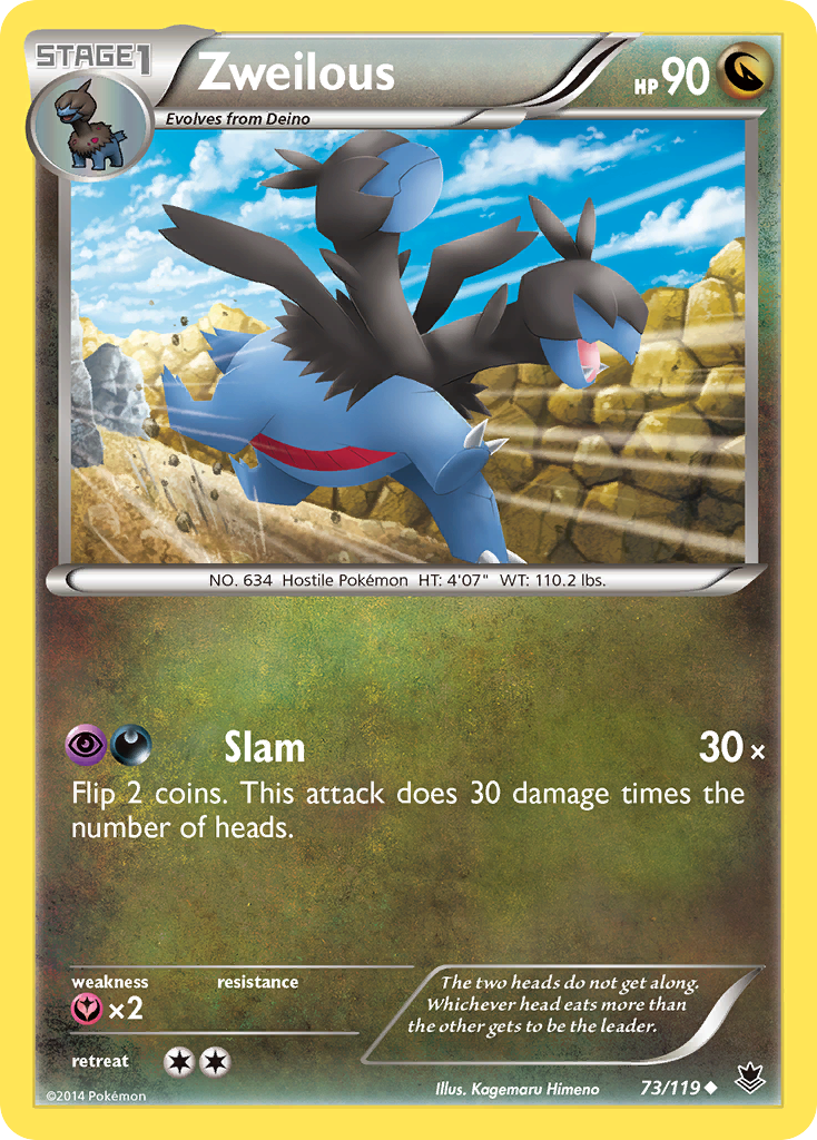 Zweilous (73/119) [XY: Phantom Forces] | Local Legends