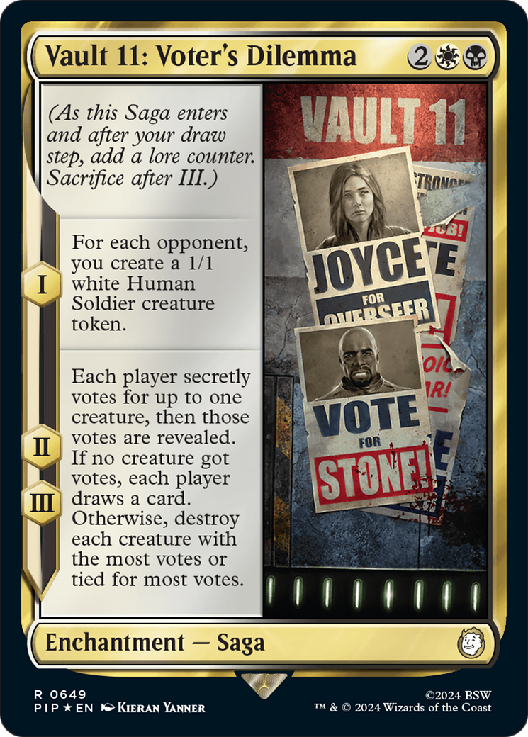 Vault 11: Voter's Dilemna (Surge Foil) [Fallout] | Local Legends