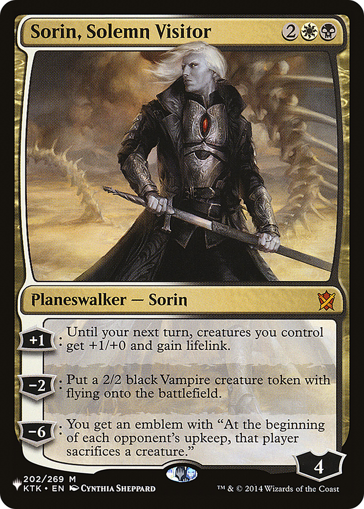 Sorin, Solemn Visitor [The List] | Local Legends