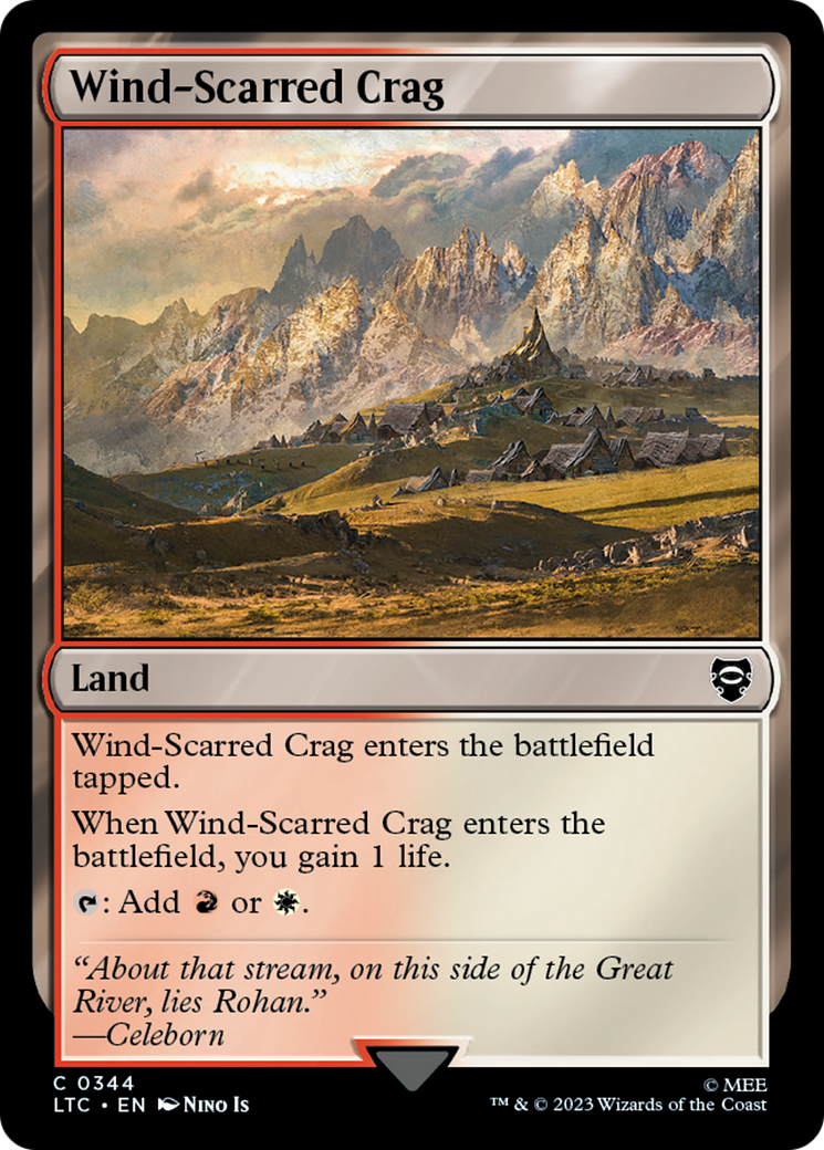 Wind-Scarred Crag [The Lord of the Rings: Tales of Middle-Earth Commander] | Golgari Games