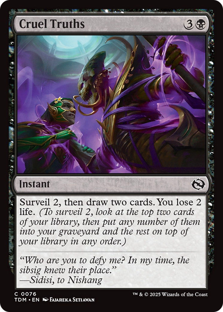 Cruel Truths [Tarkir: Dragonstorm] | Local Legends