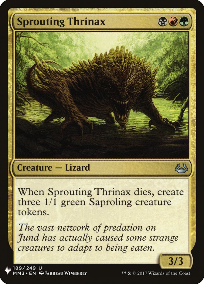 Sprouting Thrinax [Mystery Booster] | Local Legends