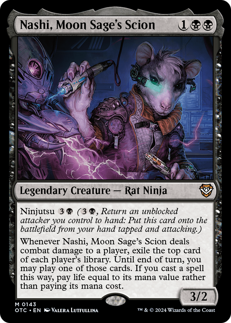 Nashi, Moon Sage's Scion [Outlaws of Thunder Junction Commander] | Local Legends