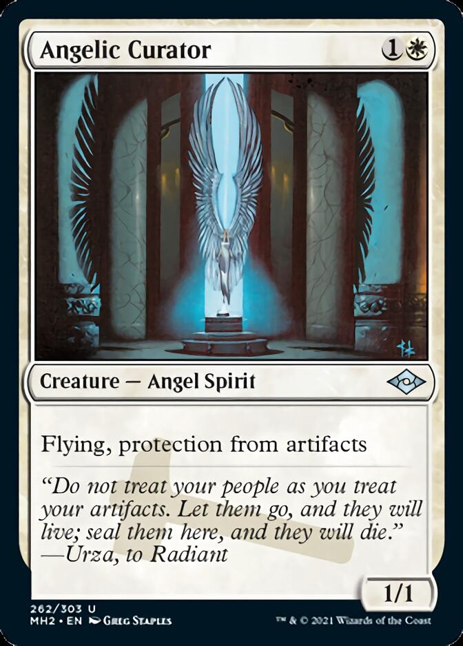 Angelic Curator (Foil Etched) [Modern Horizons 2] | Golgari Games