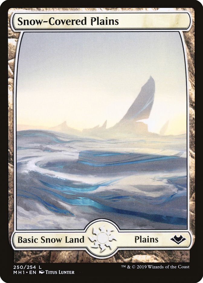 Snow-Covered Plains [Modern Horizons] | Golgari Games