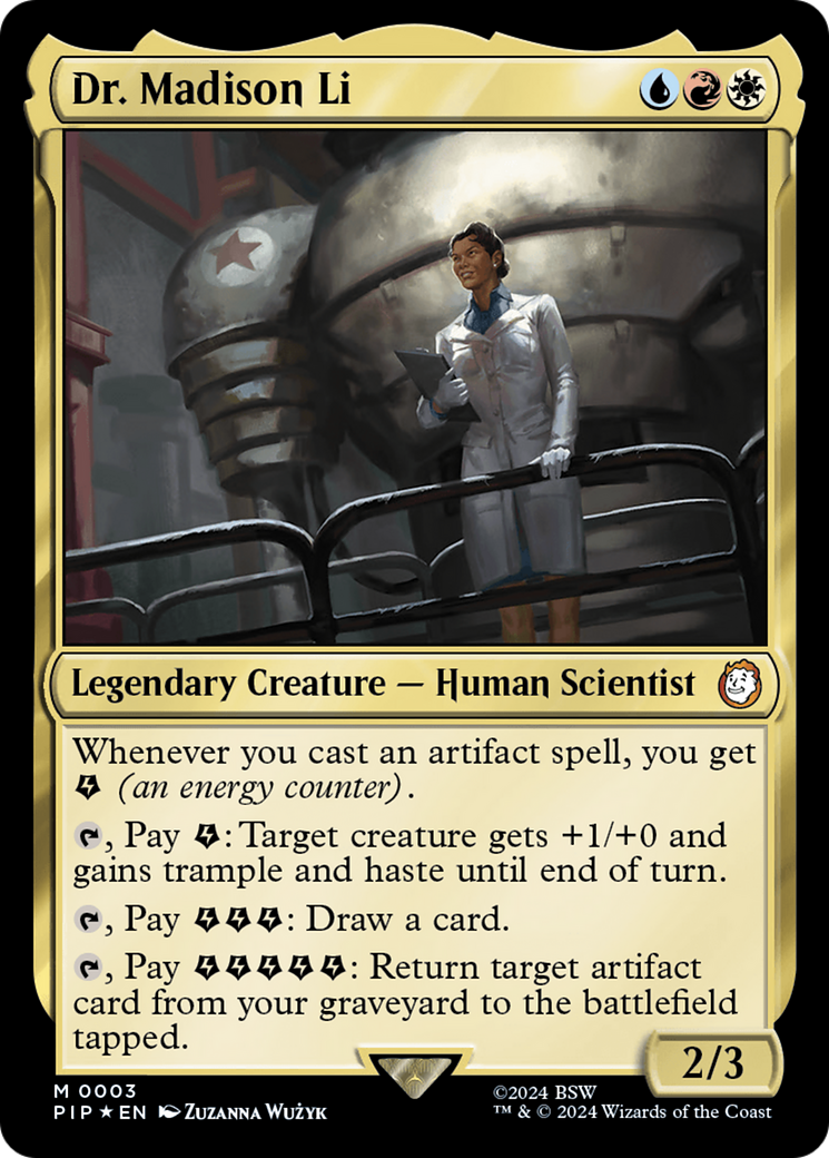 Dr. Madison Li [Fallout] | Local Legends