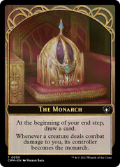 The Monarch // Dwarf Berserker Double-Sided Token [Commander Masters Tokens] | Local Legends