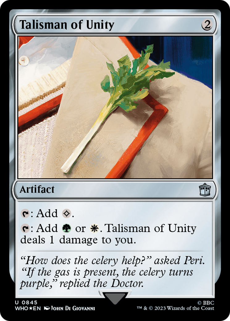 Talisman of Unity (Surge Foil) [Doctor Who] | Local Legends
