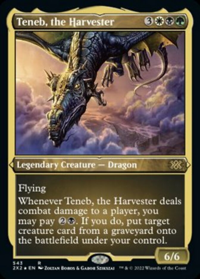 Teneb, the Harvester (Foil Etched) [Double Masters 2022] | Local Legends