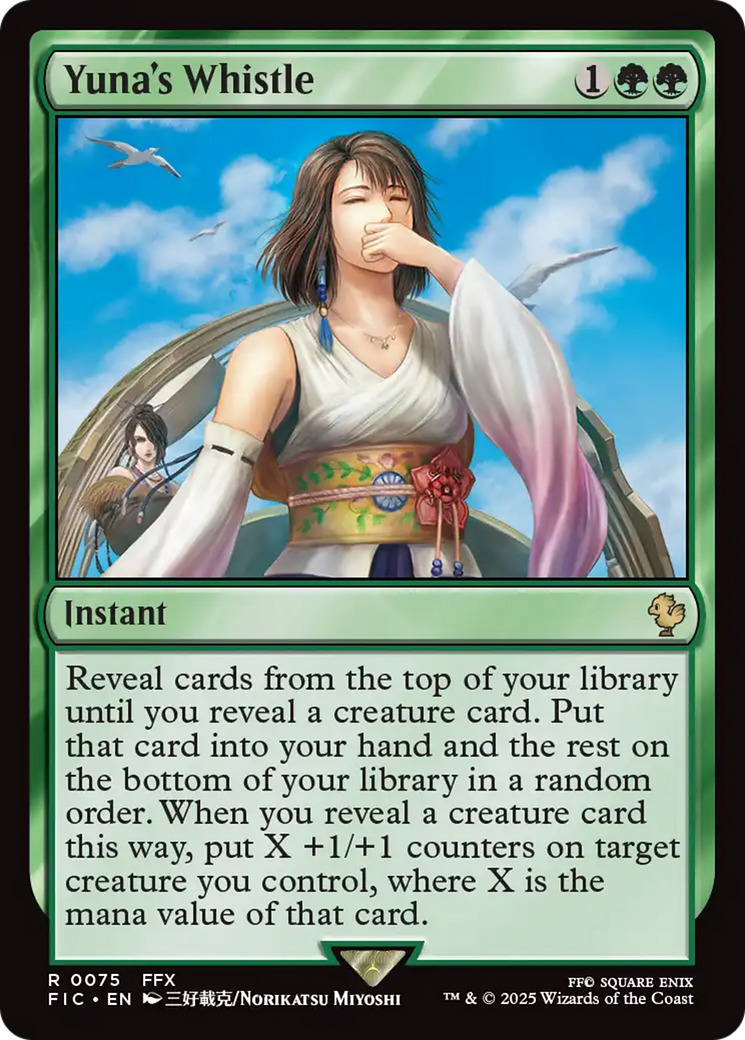 Yuna's Whistle (Surge Foil) [FINAL FANTASY Commander] | Local Legends