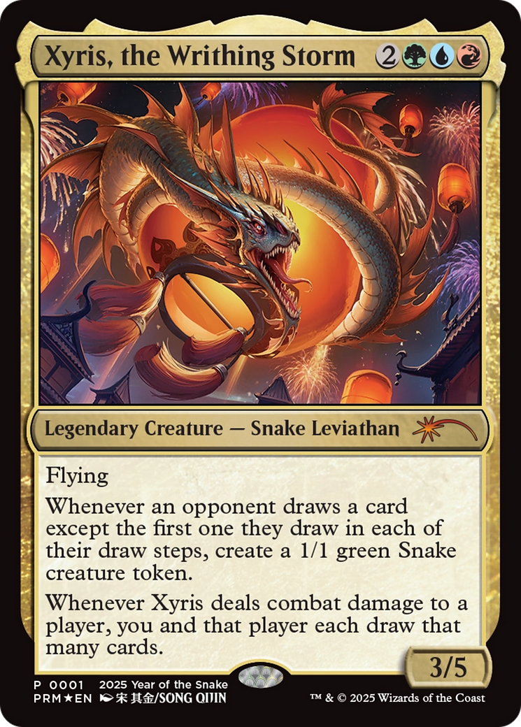Xyris, the Writhing Storm (Year of the Snake 2025) [Standard Showdown Promos] | Local Legends
