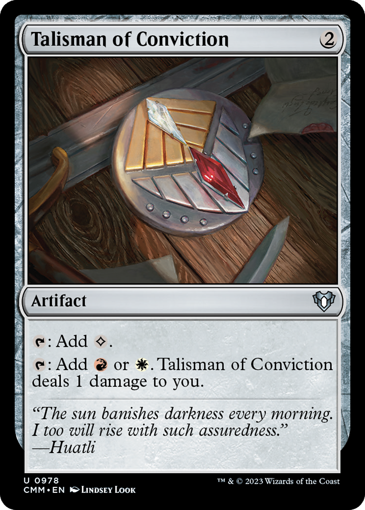 Talisman of Conviction [Commander Masters] | Local Legends