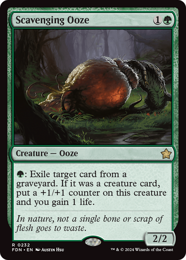 Scavenging Ooze [Foundations] | Golgari Games