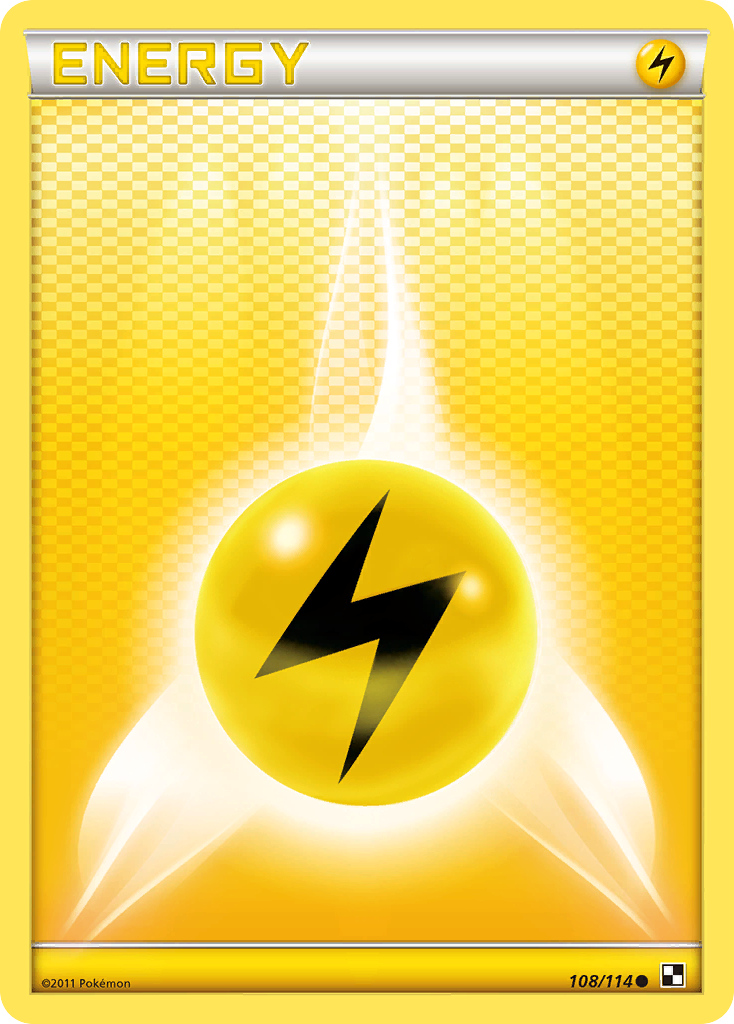 Lightning Energy (108/114) [Black & White: Base Set] | Local Legends