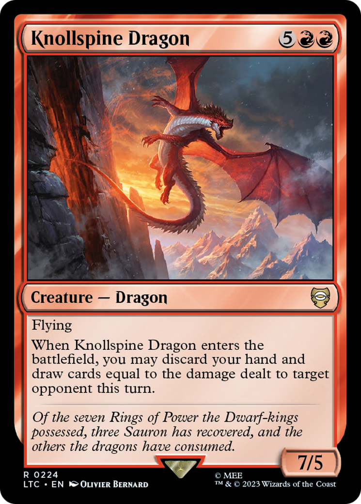 Knollspine Dragon [The Lord of the Rings: Tales of Middle-Earth Commander] | Local Legends