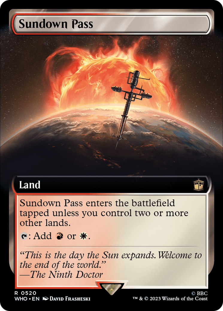 Sundown Pass (Extended Art) [Doctor Who] | Local Legends