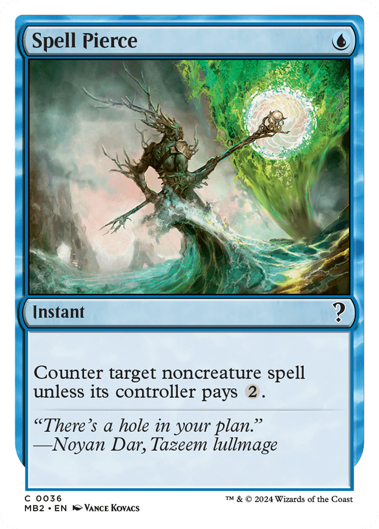 Spell Pierce (White Border) [Mystery Booster 2] | Local Legends