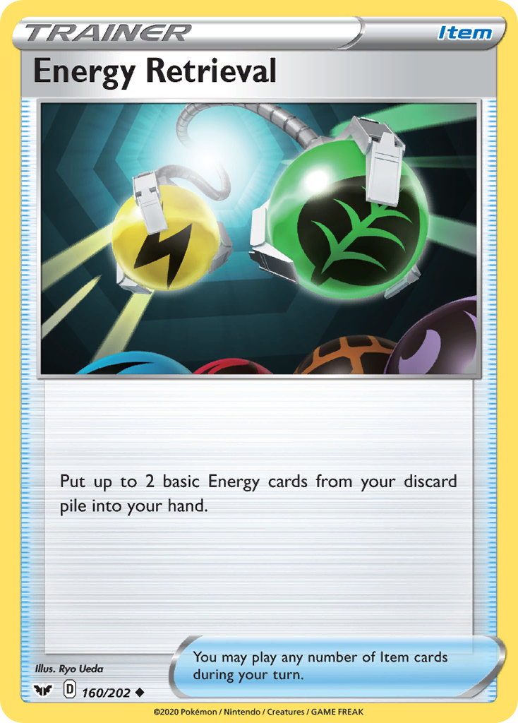 Energy Retrieval (160/202) [Sword & Shield: Base Set] | Local Legends