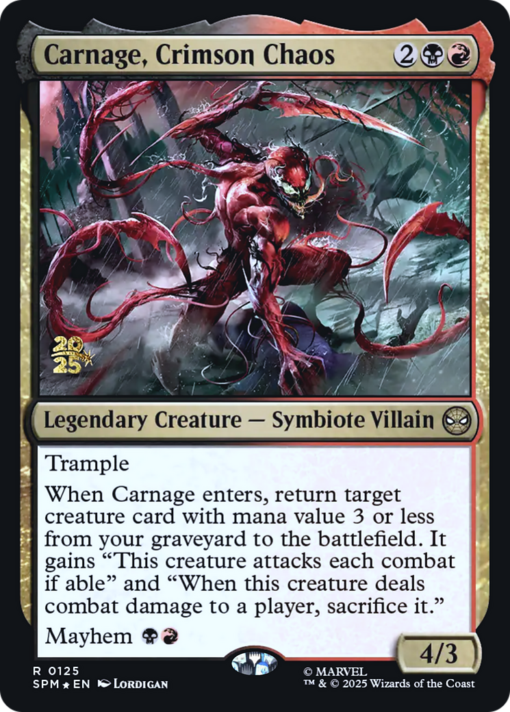 Carnage, Crimson Chaos [Wizards Play Network 2025] | Local Legends