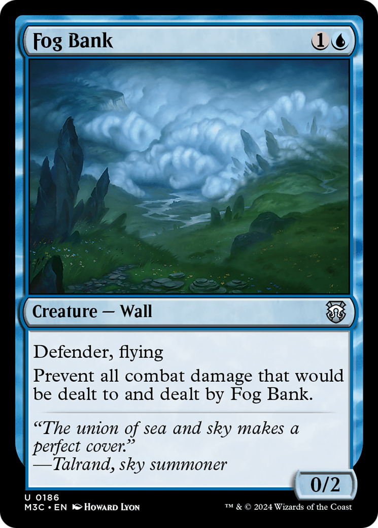 Fog Bank (Ripple Foil) [Modern Horizons 3 Commander] | Local Legends