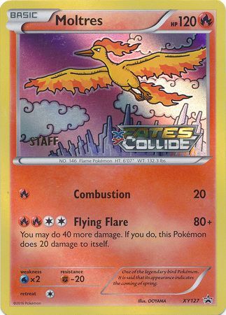 Moltres (XY127) (Staff) [XY: Black Star Promos] | Golgari Games